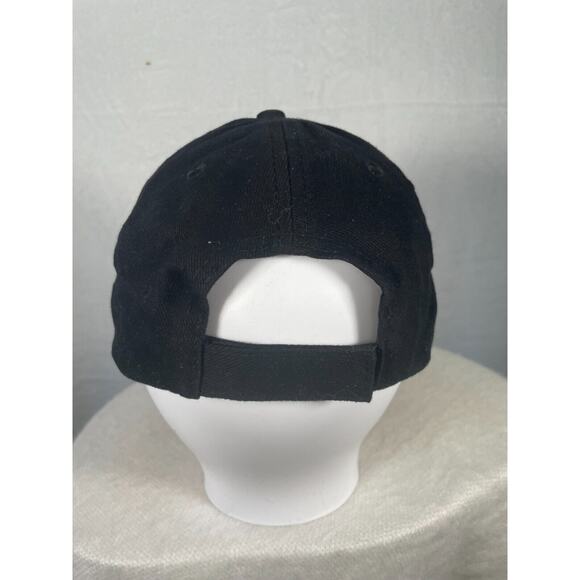 Vintage PAC Racing Springs Black Adjustable Hat Flame Embroidered Logo Cap - Picture 6 of 7